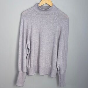 Maeve by Anthropologie Soft Heather light purple Turtleneck Sweater size L